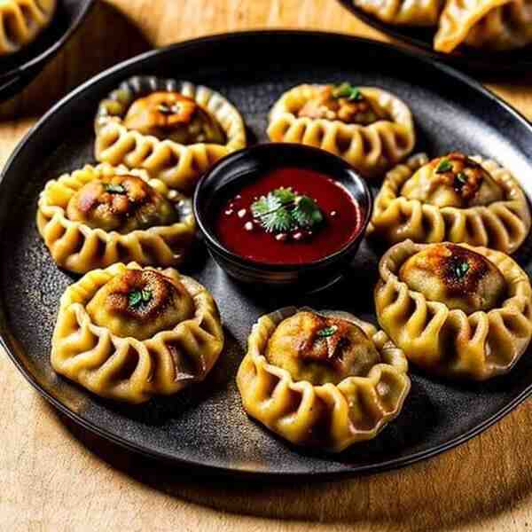 Жареные пельмени из картофельного теста